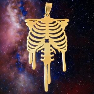 Rib Cage Pendant Gothic